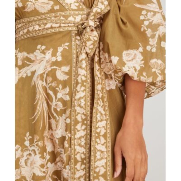 ZIMMERMANN Anneke Wrap Midi Dress - Picture 8 of 14